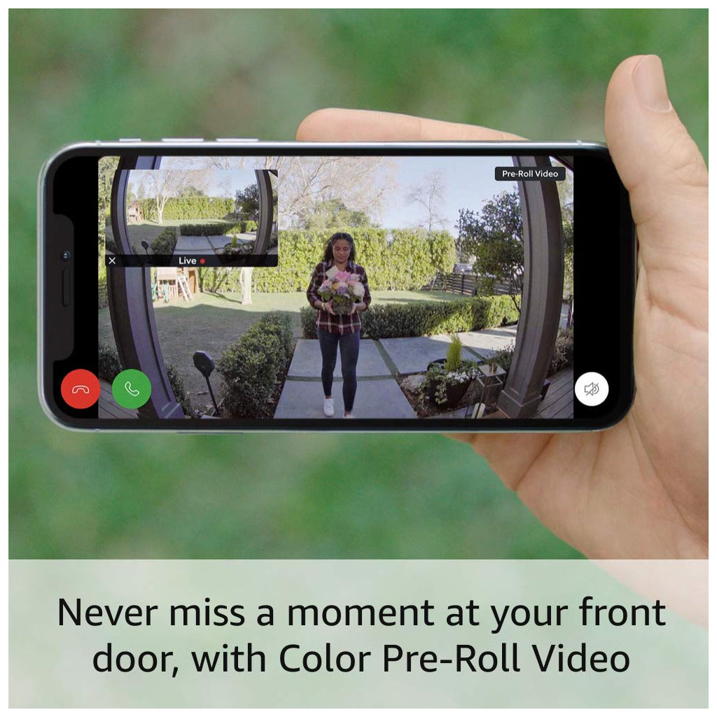Ring Video Doorbell 4 (2021 lanzamiento ) con Ring Chime Pro (2nd Gen)