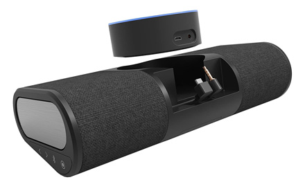 QFX ECH-1 Echo Dot Docking Station - Altavoz Bluetooth