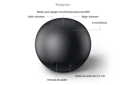 Presentamos Echo Spot, Negro